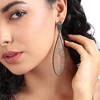 SOHI Women's Emerald Green Party Drop Earrings - 4 of 4