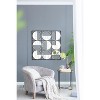 CAVINAS Rectangular Wall Mirrors with Metal Frame,3 Piece Wall-Mounted Decor Mirror for Bathroom,Living Room,Bedroom - 2 of 4