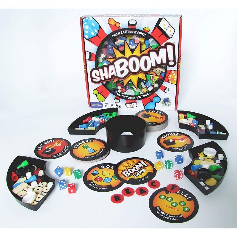 University Games ShaBoom! The In-Your-Face Race Game | For 2+ Players, 2 of 5