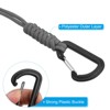 Unique Bargains Adjustable Camping Hiking Paracord Carabiner Braided Lanyards 2 Pcs 10" - 4 of 4