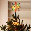 Twinkle Star Lighted Christmas Tree Topper, Colorful 8-Point Star Xmas Star Treetop with 10 Incandescent Lights, Holiday Christmas Tree Decorations - 4 of 4