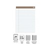 Staples Notepads 8.5" x 11.75" Wide White 50 Sh./Pad 12 Pads/PK TR58185/18590 - 3 of 4