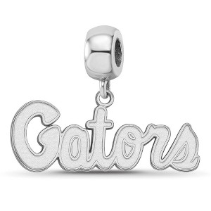 Black Bow Jewelry Sterling Silver Florida Gators NCAA Bead Charm - 1 of 4