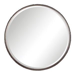 Uttermost Ada Round Steel Mirror - 1 of 4