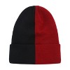 Tokyo Ghoul Split Color Unisex Adult Beanie with Kaneki Ken Patch OSFM Multi-color - 3 of 4
