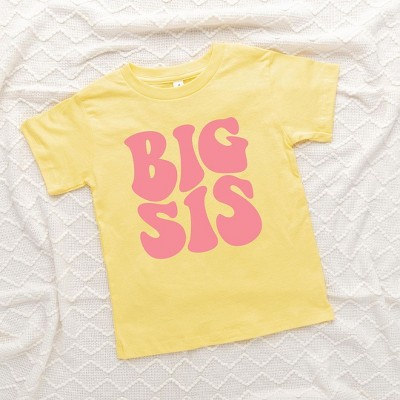The Juniper Shop Big Sis Wavy Toddler Short Sleeve Tee
