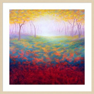 33" x 33" Spellbound by Lee Campbell Wood Framed Wall Art Print - Amanti Art: Giclee Botanical Lithograph - 1 of 4