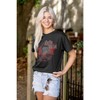 Betty Boop Goth Metal Devil Womens Graphic T Shirt Tees Brisco Brands - 4 of 4