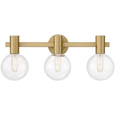 Savoy House Wright 3 - Light Vanity in  Warm Brass