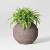 Indoor/Outdoor Weathered Planter Gray – Threshold™ designed with Studio McGee - image 3 of 4