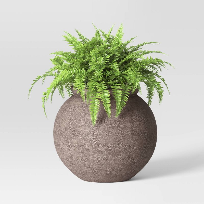 Indoor/Outdoor Weathered Planter Gray – Threshold™ designed with Studio McGee, 4 of 12