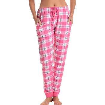 Just Love 100% Cotton Jersey Women Plaid Pajama Pants Sleepwear (Solid  Purple, Small)