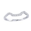 Pompeii3 1 1/10ct Cushion Diamond Halo Engagement Ring Set 10K White Gold - 2 of 4