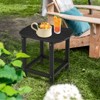 Tangkula 2PCS 18" Patio Adirondack Side Table Coffee Table Weather Resistant HDPE Garden Yard - 2 of 4