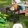 Tangkula 2PCS 18" Patio Adirondack Side Table Coffee Table Weather Resistant HDPE Garden Yard - image 2 of 4