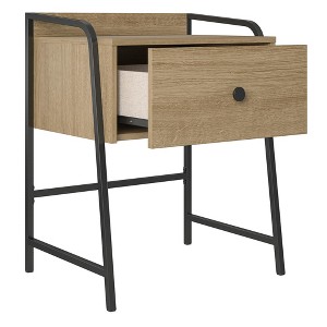 ChicFurnit Nightstands Modern End table Elegant Side Table Bedside Table with Drawers Storage for Bedroom, Beige, 16.3"*20.95"*26.6" - 1 of 4