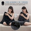 7lb Weighted Lap Blanket - Portable Cooling Pad for Relaxation Sleep 29*24inch - 3 of 4