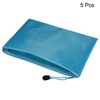Unique Bargains Waterproof Cloth Zipper Home Office Travel File Bags 5 Pcs - 3 of 4