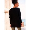 LASCANA Women's Longline Button Detail Sweater - image 3 of 4