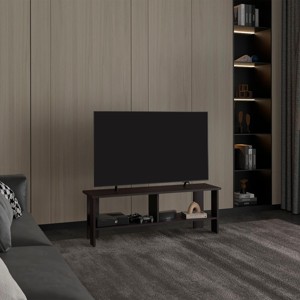 INFURNIC TV Stands and Consoles 47 Inch TV Stand with Two Shelves for Living Room Bedroom Entertainment, Black, 12.2"*47.4"*16.6" - 1 of 4