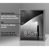 Americanflat 8.5x11 Picture Frame with Shatter-Resistant Glass - Thin Border Photo Frame for Wall and Tabletop Display - Grey - 4 of 4