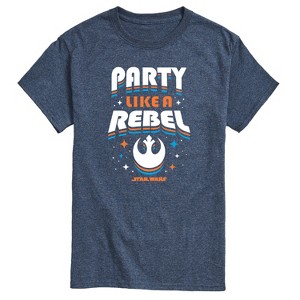 Men's - Star Wars - Party Like A Rebel Short Sleeve Graphic T-Shirt - 1 of 4