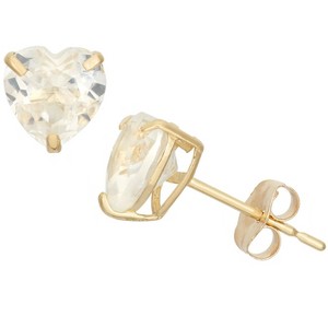 Designs By Gioelli 10K Gold Gemstone Stud Earrings - 1 of 2