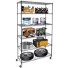 Empire Digilabs NSF Certified Storage Shelves on Wheels, Metal Shelves for Storage with Adjustable Stand, 6-Tier Wire Shelving Unit - 3 of 4