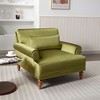 NicBex Accent Chair with Backrest, Upholstered Armchair Comfy Sofa Chair for Living Room, Bedroom - 3 of 4