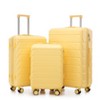 TUYOHW 20/24/28 Inch 3 PCs Carry on Suitcase Sets,Carry on Luggage Sets with Spinner Wheel for Family Trips - 2 of 4