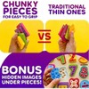 Wooden Puzzles for Game with Numbers, Alphabet Shapes - Gift - 3 of 4
