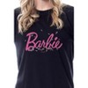 Barbie Girls' Child Stylish Best Friends Tight Fit Sleep Pajama Set Black - 2 of 3