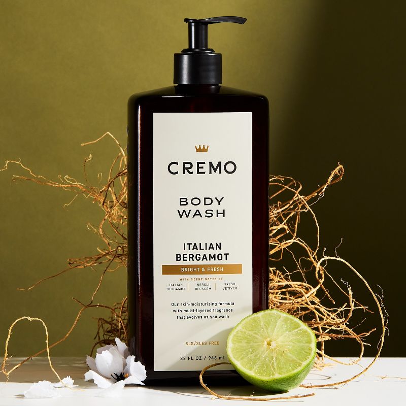 Cremo Italian Bergamot Body Wash - 32 fl oz, 3 of 9
