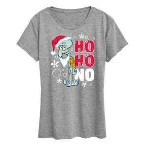 Women's - SpongeBob SquarePants - Ho Ho No Short Sleeve Graphic T-Shirt - 1 of 4