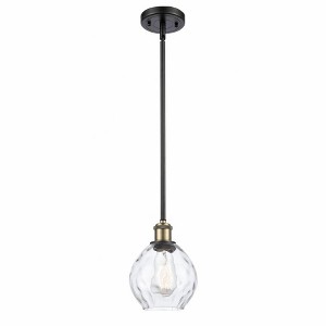 Waverly - 1 Light Stem Hung Mini Pendant In Industrial Style-9 Inches Tall and 6 Inches Wide - 1 of 1
