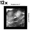 Americanflat 6x6 Picture Frame with Polished Plexiglass - Set of 12 - Signature Collection - Picture Frames with Engineered Wood -Black - 2 of 4