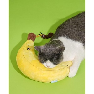 ZEZE Banana Plush Pillow-Yellow - 1 of 4