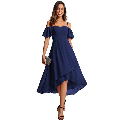 Ever Pretty Navy Blue Plus Size Wedding Guest Dress 12 EG02103