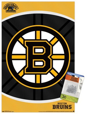 Trends International NHL Boston Bruins - Logo 14 Unframed Wall Poster Prints