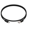 Monoprice Nylon Braided USB C to USB A 2.0 Cable - 6 Feet - Black | Type C, Fast Charging, Compatible With Samsung Galaxy S10/ Note 8, LG V20 and More - 3 of 4