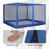 Aoodor Canopy Mesh Sidewall Replacement with 2 Side Zipper for 10' x 10' Pop Up Canopy Tent (Mosquito Net Only) - 4 of 4