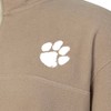 NCAA Clemson Tigers Women's 1/4 Zip Sand Fleece Sweatshirt - 3 of 3