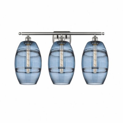 Vaz - 3 Light Bath Vanity In Industrial Style-10.88 Inches Tall and 28 Inches Wide