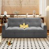 Resenkos 2-in-1 Velvet Convertible Sofa Bed Loveseat with 600lb Capacity and Handles - - 2 of 4