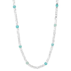 Silpada 'Delightful Moment' Sterling Silver Hematite and Amazonite Bead Necklace, 17" + 2" - 1 of 4