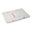 Deny Designs April Lane Art Simple Bow Monogram Memory Foam Bath Mat - 2 of 4
