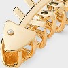 Metal Fish Bone Shaped Claw Hair Clip - Universal Thread™ Gold - 3 of 3