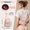 Unique Bargains PU Leather Hiking Cycling Convertible Anti-Theft Mini Sling Bag - 3 of 4