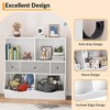 Kids Bookshelf, 3-Tier Toy Storage Cabinet Toy Chest, Multifunctional Storage Chest for Nursery, Children's Room, Bedroom, School - 3 of 4