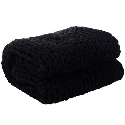 Cheer Collection Chunky Cable Knit Throw Blanket - 50